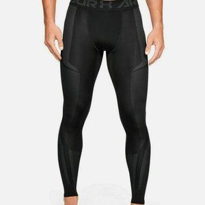 Under Armour Mens Project Rock Seamless Compressions (1353077-001) Black Sz M